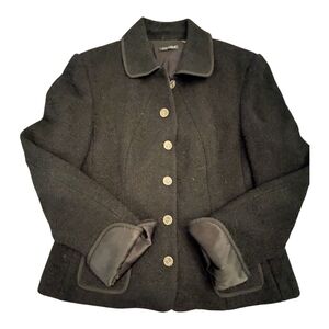 Tahari Women's Wool Blend Lydia Blazer / Jacket, Size 12, Black